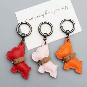 Милый щенок из искусственной кожи, вешалка для собак, французский бульдог, сумка, брелок для ключей, украшение для рюкзака style 10