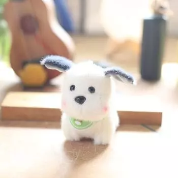 Милый шарф щенок собака кулон плюшевая кукла сумка подвесной декоративный брелок кукла 12cm