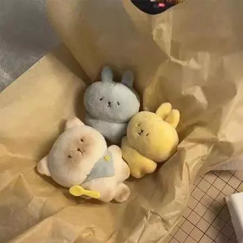 Милый сиамский кот, плюшевая игрушка, мультяшный котенок, кулон, мягкая кукла, брелок для ключей, кольцо для ключей, рюкзак, сумка, декор 1Pc