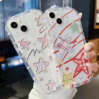 Милый силиконовый чехол для Xiaomi Redmi Note 13 12 11 Samsung A54 A24 A14 Oppo A78 A58 A38 Infinix Note 30 Pro Funda Meteor Stars Cover Мягкий бампер из ТПУ Infinix Hot 10 Play