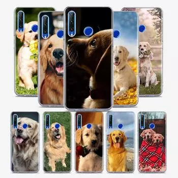 Милый силиконовый чехол с изображением золотистого ретривера для Honor 30 30S 30i 9 10 9A 9C 9S 9N 10i 10X 9X Lite Pro 5G чехол для телефона Honor 9