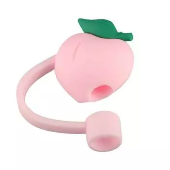 Милый силиконовый мультфильм соломенные украшения заглушки соломенная крышка пылезащитный колпачок аксессуары для чашек соломенная крышка cheese