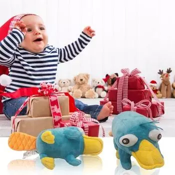 Милый синий утконос утконос плюшевые игрушки мягкие мягкие игрушки мультфильм утконос плюшевые декоративные утконос плюшевая кукла Рождественский подарок на день рождения