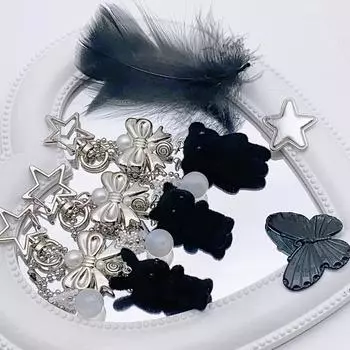 Милый сладкий бант маленькие животные брелок мультяшный брелок фигурка животного рюкзак украшения аксессуары подарки на день рождения A2