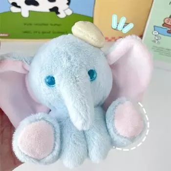Милый слон, плюшевая игрушка, брелок, мягкая кукла, автомобильный брелок для женщин, пар, детей, сумок, подвески, кулон, подарок на день рождения as the picture