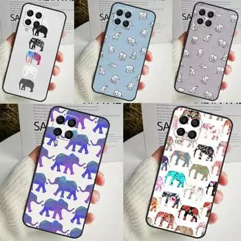 Милый слоненок для Samsung Galaxy M55 M15 M13 M33 M53 M20 M30s M31s M12 M32 M52 M11 M51 M14 M34 M54 чехол Samsung M52 5G