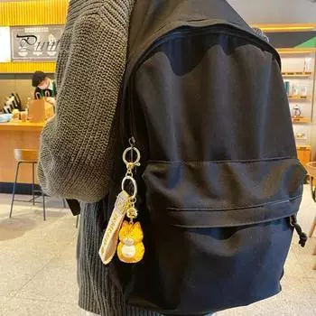 Милый смоляный брелок с котом и колокольчиком, 3D кукла, ремешок с буквами, подарок для женщин и девочек, мультяшное животное, котенок, автомобильный брелок, подвеска, украшение для рюкзака D