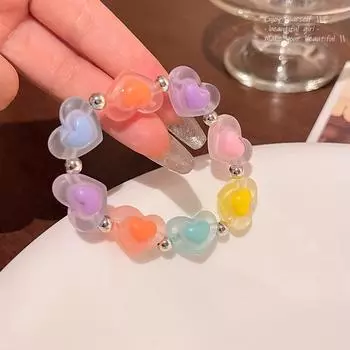 Милый стильный дофаминовый сладкий красочный браслет любви для женщин 1 pcs