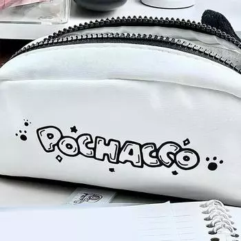 Милый студенческий пенал большой емкости канцелярская сумка плюшевый портативный пенал 1Pc