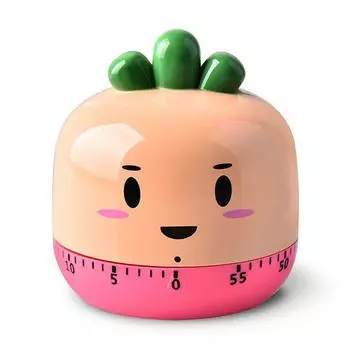 Милый студенческий таймер механический таймер ручной таймер цифровой кухонный таймер таймер для еды Carrot