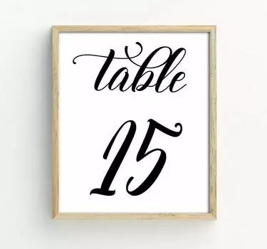 Милый сувенир каллиграфия 1-12 номера столов свадебный банкет декор столовые карточки (5x7 дюймов) 1 to 12 белый