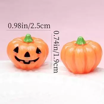 Милый светящийся трехмерный тыквенный микроландшафтный орнамент, светящийся в темноте, садовый цветок в горшке, украшение на Хэллоуин, подарок