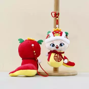Милый талисман змея зодиака плюшевая кукла-животное подвеска украшения для дома сумка подвески украшение подарок 1pc