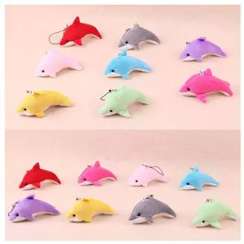 Милый телефон брелок сумка кулон красочный свадьба день рождения вечеринка плюшевая игрушка подарок разноцветный