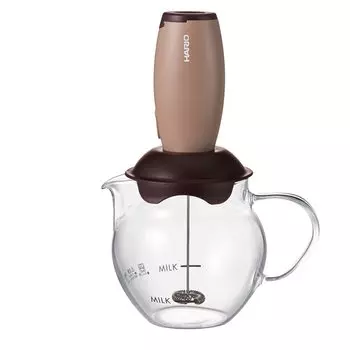 Милый венчик для взбивания молока HARIO Creamer, коричневый подарочный подарок CQT-45BR коричневый