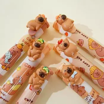 Милый выдвижной ластик Capybara, мягкий, чистый, механический ластик, канцелярские принадлежности для студентов, ластик для карандашей, канцелярские принадлежности, подарки ONESIZE