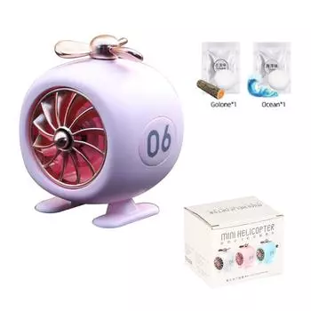 Милый забавный автомобильный освежитель воздуха, мини-самолет, вращающийся пропеллер, воздуховыпускное отверстие, автомобильный выход для ароматерапии, аромат, автоаксессуары, интерьерный диффузор для духов розовый