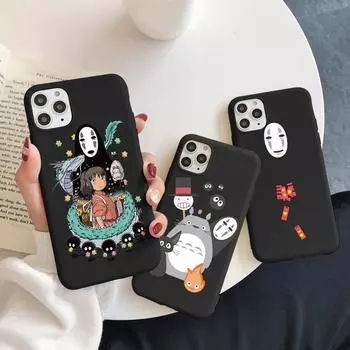 Милый забавный чехол для телефона «Унесенные призраками» без лица для Iphone 14 11 Pro Xr X Xs Max 6 6s 7 8 Plus 12 13 Mini Se 2020 For 6Plus and 6sPlus