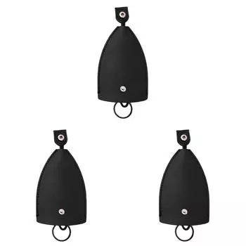 - Милый защитный выдвижной чехол для ключей, персонализированный креативный чехол для автомобильного ключа (черный)