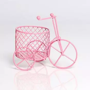 Милый Железный Трехколесный Велосипед Художественное Украшение Свадьба День Рождения Вечеринка Сахар Ювелирные Изделия Контейнер Для Хранения Держатель Креативные Подарки Украшения