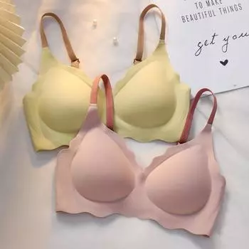 Милый жилет на бретельках из ледяного шелка, бесшовное нижнее белье, женское, приятное для кожи, высокоэластичное спортивное нижнее белье S белый