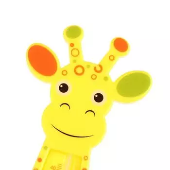Милый жираф детские ванночки температуры для новорожденных милые жирафы игрушки для ванны термометр onesize