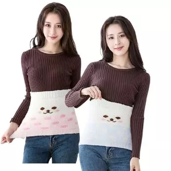 Милый животик персонаж тело для тепла беременный живот материнства холодный холодный талия [dilib] обертывание, теплее, взрослые, тепло, удержание, женщины, обертывание, защита,