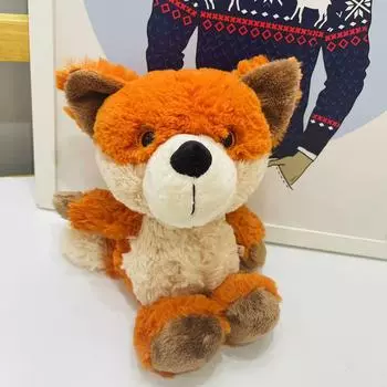 Милый животный лиса выдра плюшевая игрушка кукла автомат для захвата кукол свадебный бросок подарок на день рождения для девочки Small 28cm