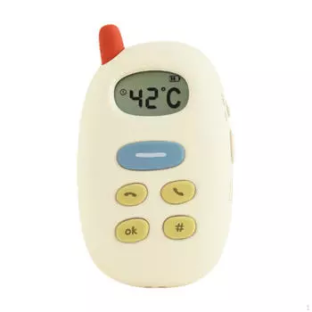 Милый зимний электрический обогреватель для рук в форме телефона, регулируемый, небольшой, легкий, портативный, карманный обогреватель Apricot White