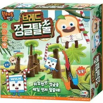 Mimi World Bread Barbershop Bread Jungle Escape, популярная корейская игра