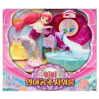 Mimi World Little Mimi Little Mermaid Душевая, Разные цвета, Популярные игрушки для корейских детей