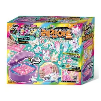 Mimi World Mimi Friends Crystal Resin Art Корейские популярные игрушки