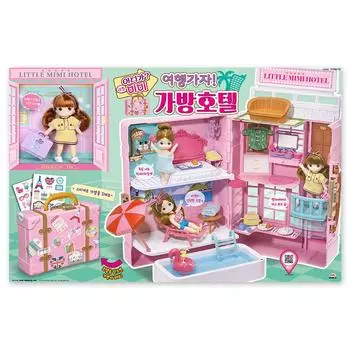 [Mimi World Official] Давайте отправимся в путешествие в Little Mimi Bag Hotel, популярный корейский игрушечный персонаж