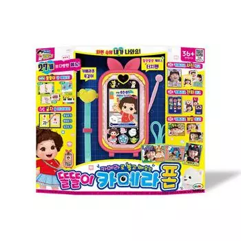 [Mimi World Official] Телефон с камерой Ddoldoli, популярные корейские игрушки-персонажи