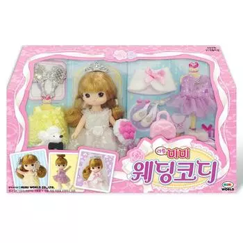 [Mimi World Official] Координация свадьбы маленькой Мими, популярные корейские игрушки-персонажи