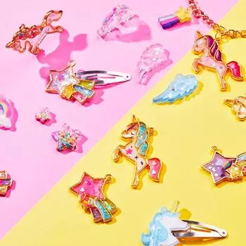 [Mimi World Official] Набор Crystal Resin Art Shiny, популярные корейские игрушки-персонажи