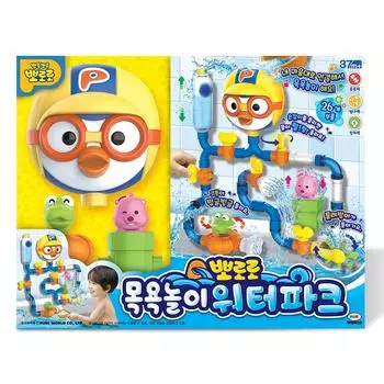 [Mimi World Official] Аквапарк Pororo Bathing Play, популярные корейские игрушки-персонажи