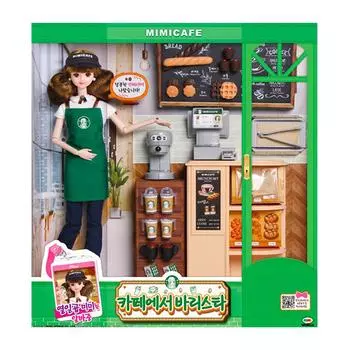 [Mimi World Official] Семнадцатилетняя Мими работает бариста в кафе, одновременно работая неполный рабочий день., популярные корейские игрушки-персонажи