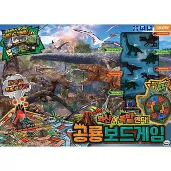 Mimi World Volcano Erupts Dinosaur Board Game, популярная корейская игра
