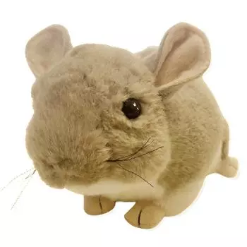 MIMIA Animal Series Киви Шиншилла Морская свинка Мягкая игрушка Подарок Маленькое животное Пушистое Большое Милое Реалистичное Детское Домашнее Животное (Шиншилла: коричневый)