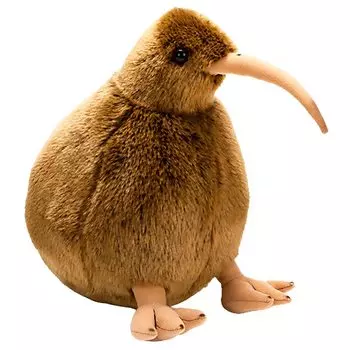 MIMIA Kiwi Kiwi плюшевая игрушка подушка для тела товары для сна подарок маленькое животное пушистое большое милое реалистичное детское домашнее животное (Киви Браун)
