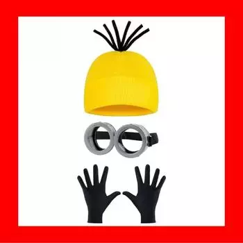 Миньоны забавные очки реквизит для костюма на Хэллоуин - праздничный подарок