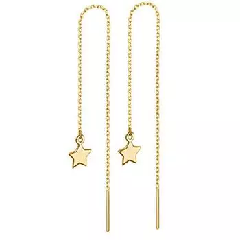 MinaMaMa длинная тонкая цепочка из нержавеющей стали с кисточками и звездами, серьги-бабочки для женщин, модные ювелирные изделия