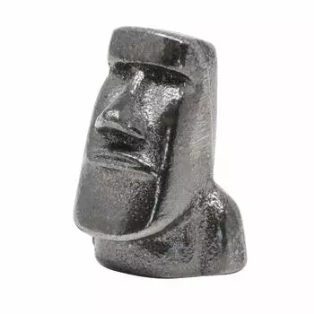Minamisanriku Moai Family Iron Replenishment The Iron Egg Moai Statue Nanbu Ironware Made in Japan Cooking Utensils Health Goods Press Dady Figure