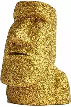 Minamisanriku Moai Family Мини Статуя Моаи Золотые Деньги Забавные Товары Товары для Интерьера Камень Силы Амулет Подарок На День Рождения Подарочная Фигурка Объект [Премиум