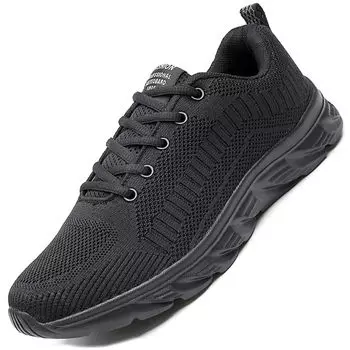 MINATOCO Simple Life Легкие спортивные кроссовки-слипоны для мужчин, Черный, 25.0 см, 1001001-106-101 чёрный