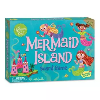 MindWare Peaceable Kingdom Кооперативная настольная игра Mermaid Island Sugoroku GM107 Оригинальный продукт для детей