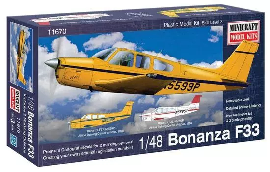 Minecraft Bonanza F33 1/48 Debonair