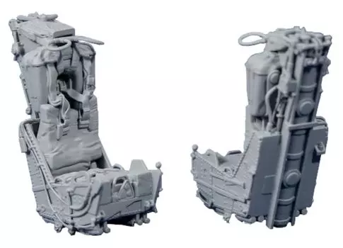 Minecraft Collection American Phantom II Model Ejection Seat 2 Pieces Пластиковые детали модели MCC72005 1/72 F-4 Middle/Late MB MK.H7 (Самолет)