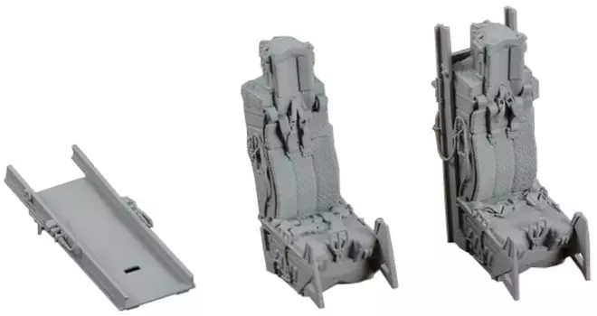 Minecraft Collection Late Model ACESII Ejection Seat 2 Pieces Пластиковые детали модели MCC4827 1/48 F-16 Two-Seater (Самолет)